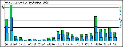 Hourly usage