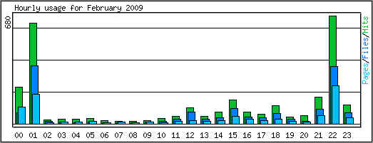 Hourly usage