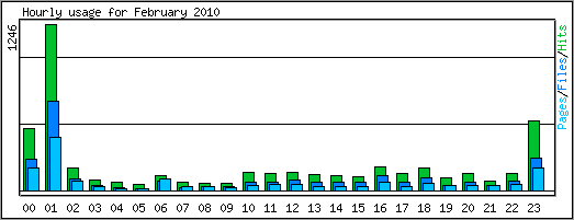 Hourly usage