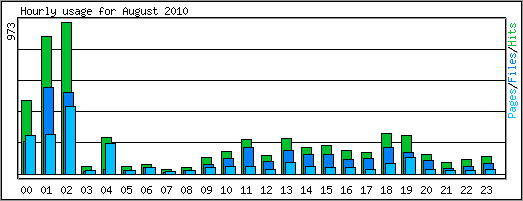 Hourly usage